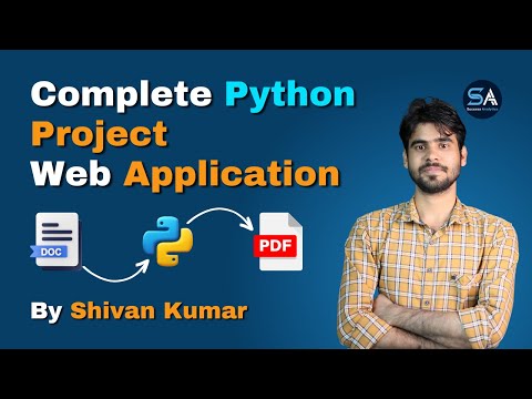 How to Convert Word Document file to PDF using Python | Python Project Complete Tutorial #python