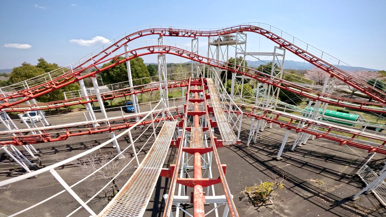 ジェットコースター on-ride POV (乗車映像) / 神戸おとぎの国 (道の駅