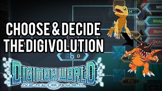 Digimon World Next Order | Choose \& Decide The Digivolution