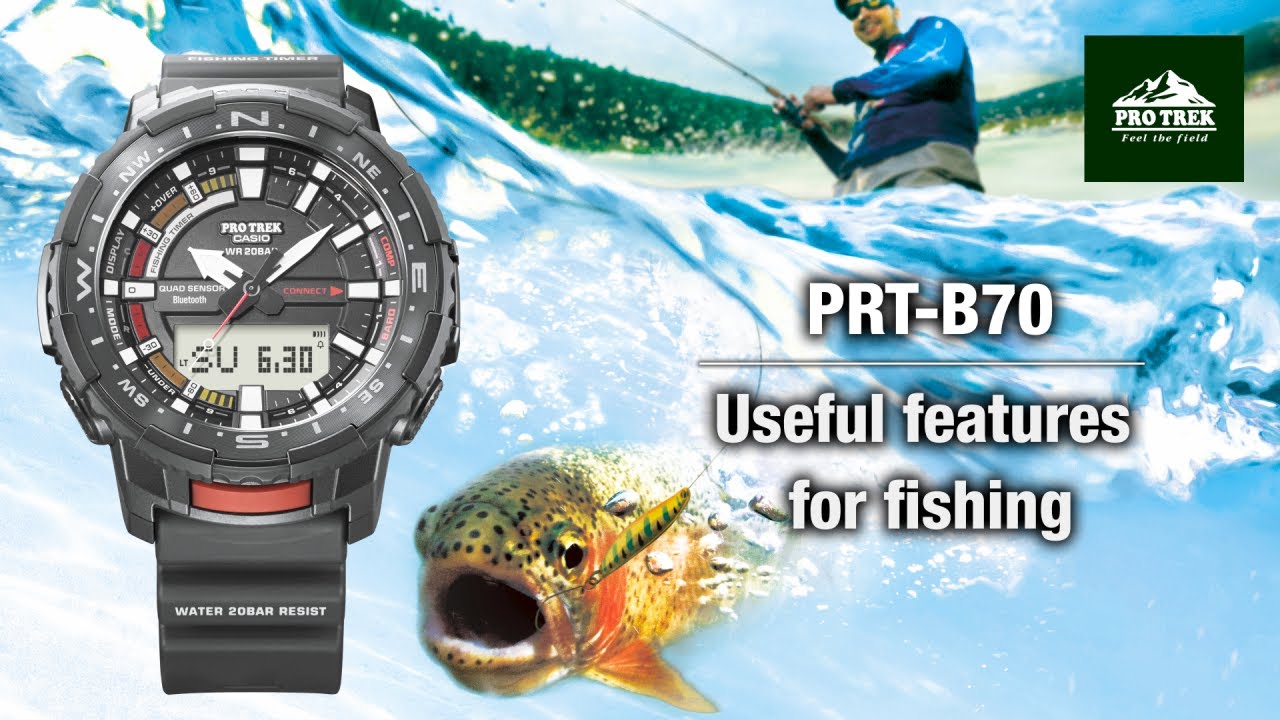 Tips Vol.01 - Useful features for fishing - | CASIO PRO TREK PRT-B70