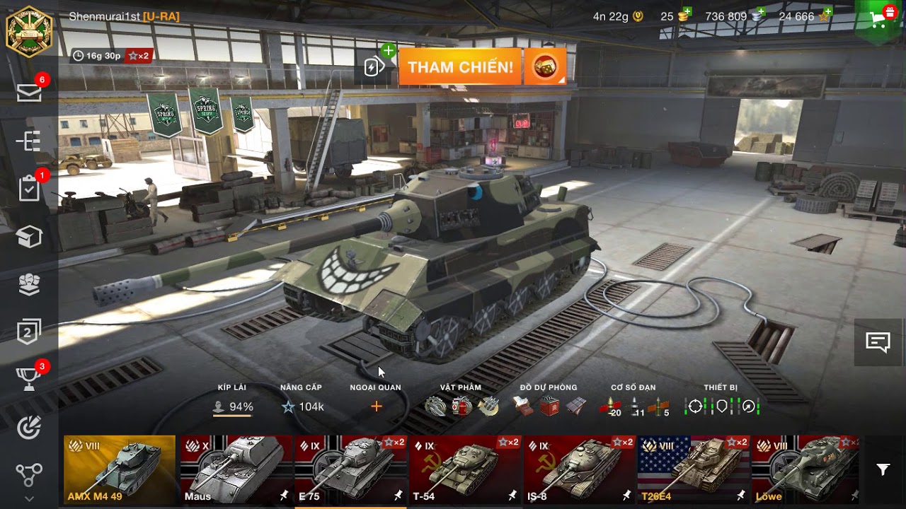 [WOT BLITZ] [Steam] Mod skin Maus + E75 funny :))) - YouTube