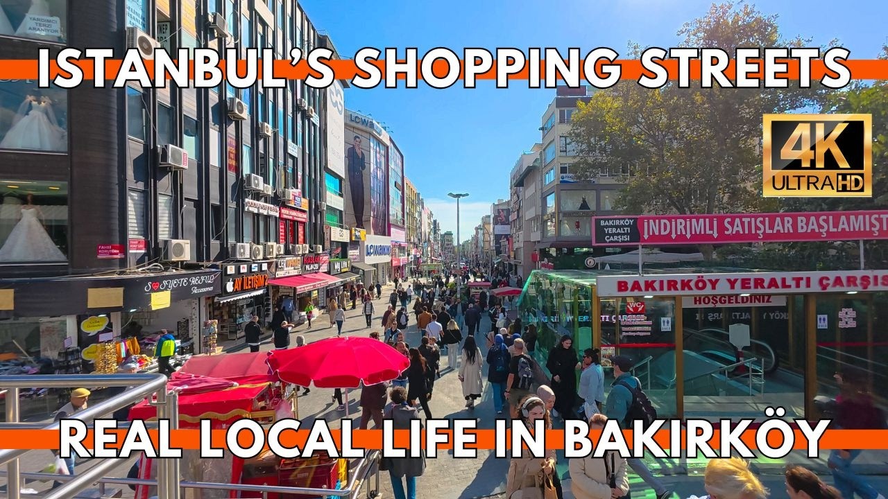Откройте для себя Бакыркёй в Стамбуле | Настоящий местный шопинг в формате 4K