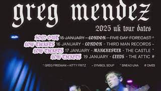 Greg Mendez - new unreleased songs (Live in London, Jan 15th 2025)