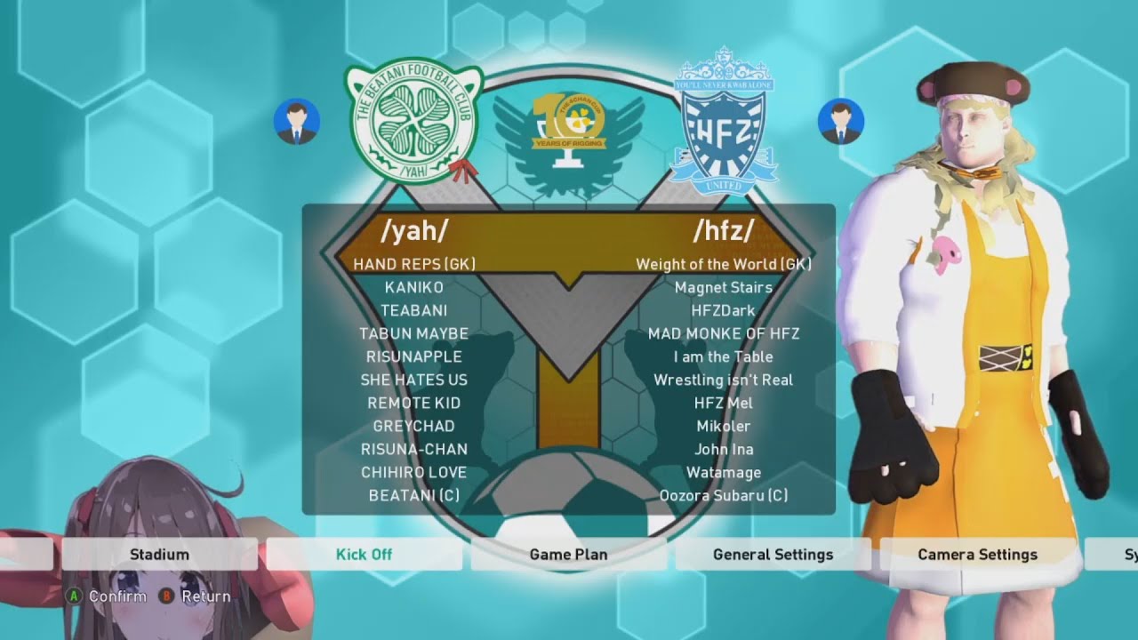 4chan Tournament Highlight - /vt/ League: /yah/ vs /hfz/ (Semi-Finals, 3 October 2021)