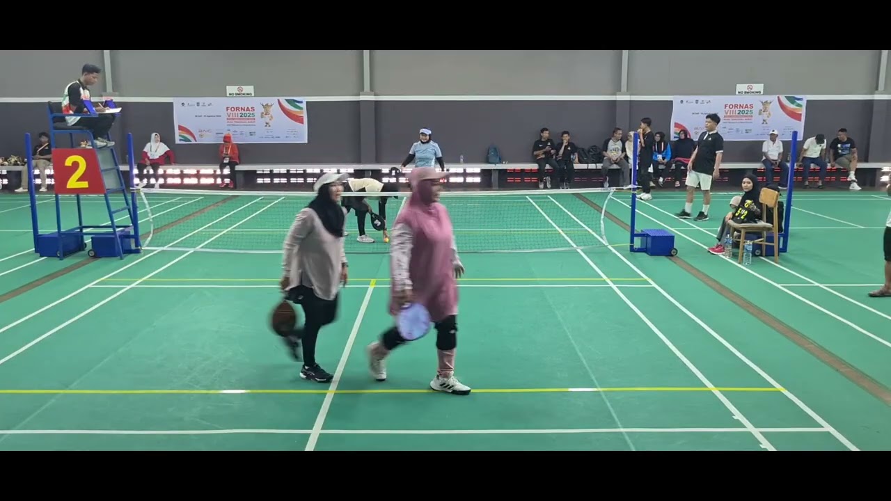 Semi Final Tonis Jabar vs Kalsel, KU 40+, Fornas VIII 2025 Lombok, NTB