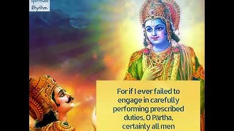 Bhagavad Gita Chapter 3 Verse 23 (English)