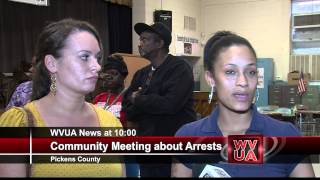 Community Meeting about Arrests