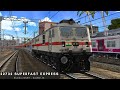 Mumbai CSMT to Daund in 22732 Hyderabad SF Express | Indian Train Simulator | MSTS/OPEN RAILS