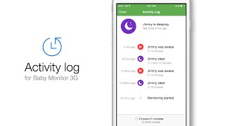 Baby Monitor 3G - Activity log for iOS screenshot 3