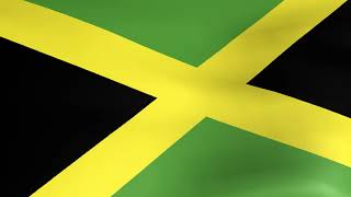 Jamaica Flag 4 | Green screen 4K HD  Video | Animated YouTube | No Copyright | Royalty-Free screenshot 2
