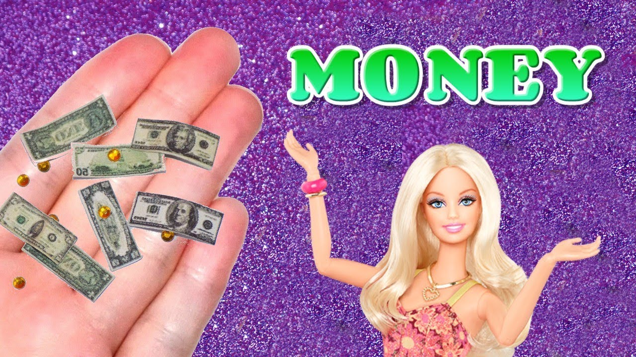 diy miniature money how to make lps crafts stuff barbie doll accessories dollhouse things youtube