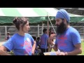 American lady already feels like a Sikh - Street Parchar @ Wisconsin
