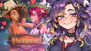 🔴 Флиртуй, чтобы впарить им зелья!! ✨ [Potionomics] #втубер #Ехидная