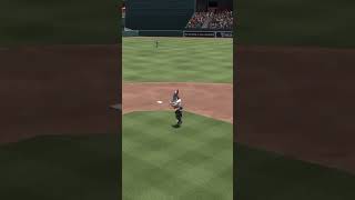 MLB THE SHOW 25 FUNNY BLOOPERS HIT BOUNCES OVER PITCHER AND UMPIRE! #mlbtheshow #onlinerated