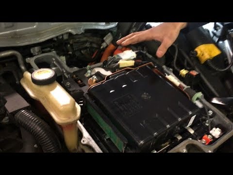 How To Remove Inverter Cover, Test Voltage & Cable Removal | Toyota Prius 2004-09 Hybrid 2nd Gen II