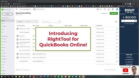 RightTool for QuickBooks Online (QBO) - An Overview
