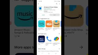 Amazon prime video app install and download in google play store #shorts screenshot 2