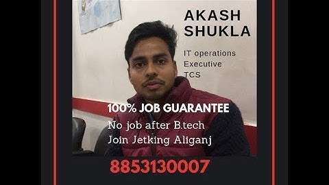 Network Engineer in TCS | Jetking Aliganj Placement