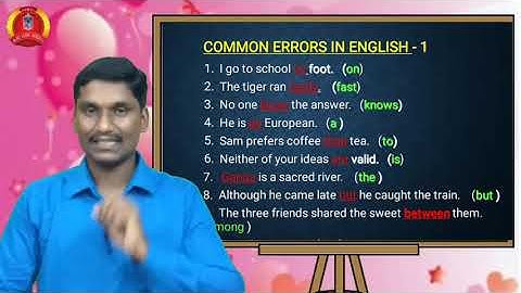 10th std |ENGLISH |SPOT AND CORRECT THE ERRORS|