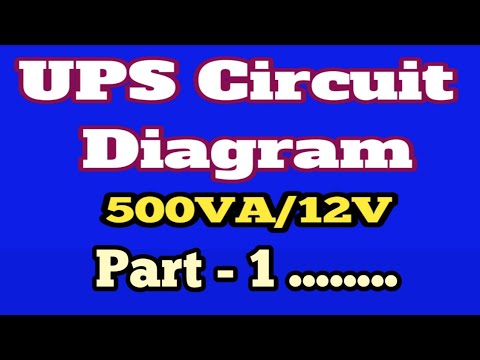 UPS CIRCUIT DIAGRAM 500VA / 12V - YouTube