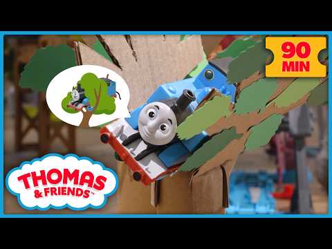 🚂 Tomek utknął! | Uważaj, Tomku! | 90 minut | Bajki dla dzieci