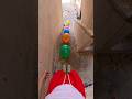 🎈💥💥Staircase obstacle course game, pop colorful balloons!#shorts #Parkour#Challenge
