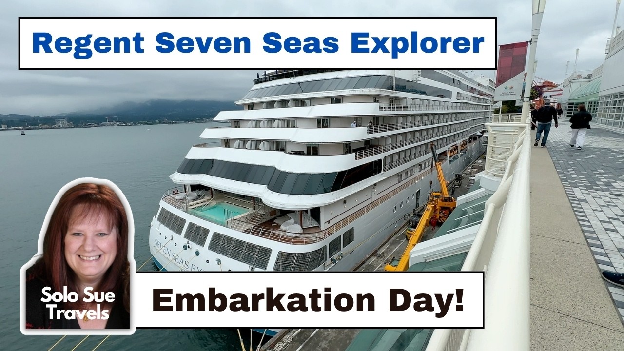 I took a Luxury Cruise in the Penthouse Suite! Regent Seven Seas Explorer Embarkation Day!