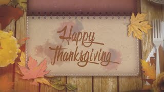 Thanksgiving Opener Stock Motion Graphics