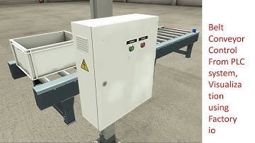 Conveyor System Control  Using PLC and Factory io #plctraining #factoryio