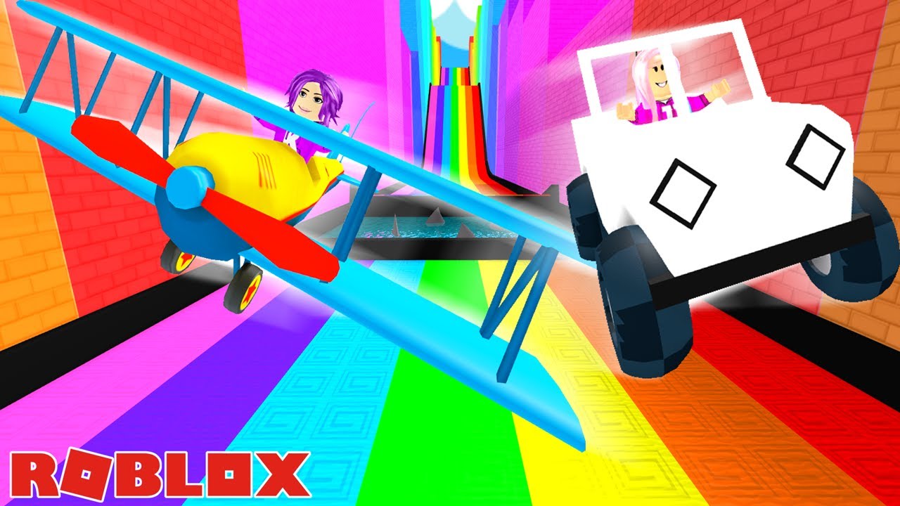 Going 777 777 777 Miles Down Rainbow Road Obby Roblox Youtube - escape the rainbow obby in roblox youtube