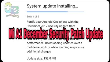 Mi A1 December Security Patch Update 2017|Oreo 8.0.0?|