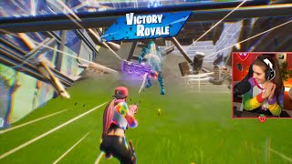 FIRST WIN WITH MY FORTNITE SKIN!