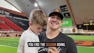 Cody Hawkins Wraps Up Week 1 of Fall Camp 2026