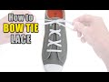 Bow tie lacing tutorial  professor shoelace