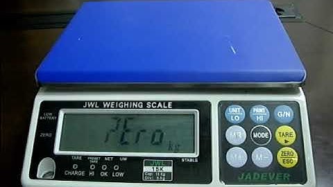 JWL single point calibration