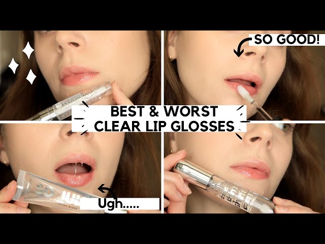 The BEST & WORST Clear Glosses (Affordable)! - YouTube