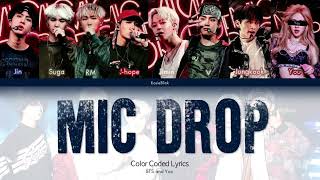 BTS방탄소년단 + YOU - MIC DROP Karaoke Vrs. 8 members Han|Rom|Eng