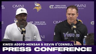 Kwesi Adofo-Mensah & Kevin O'Connell Talk J.J. McCarthy, Injury Updates, Approach To Training Camp