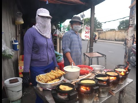 Video Quán bánh xèo Quảng Nam 5k đổ bằng bếp cũi đông khách... - youtube