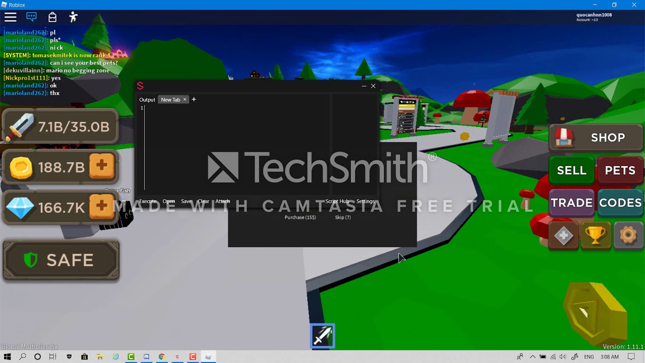 New hack [PERKS] Blade Throwing Simulator | ROBLOX