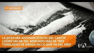 Antinarcóticos Logró Sacar Del Mercado Tres Toneladas De Droga - Teleamazonas