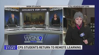CPS students resume remote learning Wednesday as threat of teachers strike looms