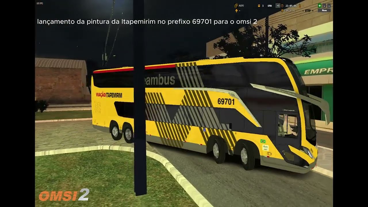 (OMSI 2) lançamento de pintura da Itapemirim no prefixo 69701