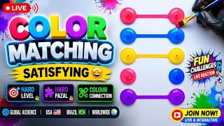 🔴 LIVE 🧠 Amazing Color Connection Puzzle 🧐 | Only 1% Can Solve! 🤯