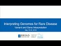 Interpreting Genomes For Rare Disease Intro To Next Generation Sequencing Daniel MacArthur PhD Interpreting Genomes For Rare Disease Intro To Next Generation Sequencing Daniel MacArthur PhD