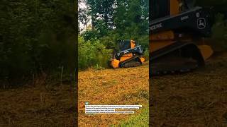 Skid Steer Mulcher Clears Land Faster Efficiently #SkidSteer #LandClearing #Mulcher