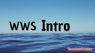 First video! | WSS podcast! intro video.