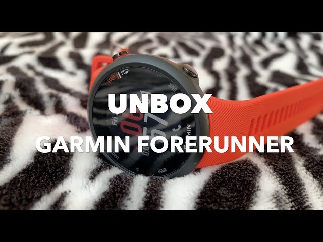 Unbox #Garmin #Forerunner 45 #GPS #Smartwatch - đập hộp đồng hồ thể thao thông minh cho chạy bộ