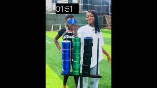 Patience Ndidi vs Lillian on color puzzle game challenge.  screenshot 4