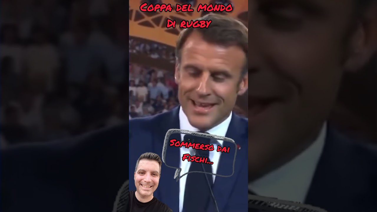 Macron sommerso dai fischi alla Coppa del Mondo di Rugby!